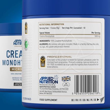 Applied Nutrition Creatine Monohydrate