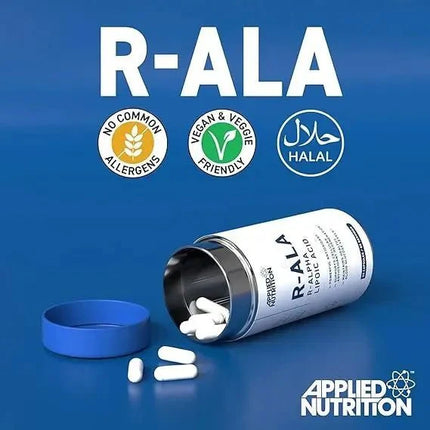 كبسولات حمض الألفا ليبويك من أبلايد نيوترشن (R-ALA)