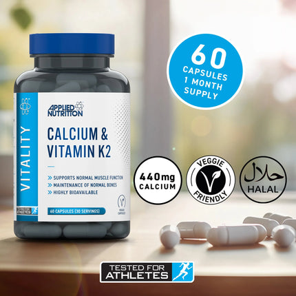 Applied Nutrition كالسيوم وفيتامين K2