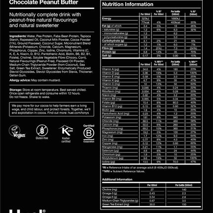 HUEL Black Edition Meal Replacement Drink 500ml