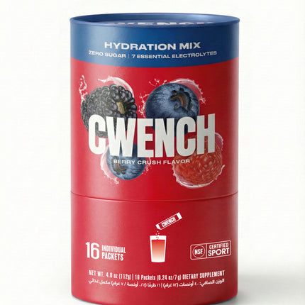CWENCH HYDRATION ELECTROLYTE MIX + BCAA (16 STICKS)