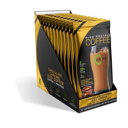 CHIKE PROTEIN ICED COFFEE – SACHETS, 20G PROTEIN + ESPRESSO ENERGY