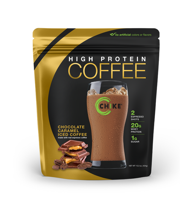 Chike Protein Iced Coffee – 20g Protein, 2 Espresso Shots, Low Sugar (14 Serv Bag)