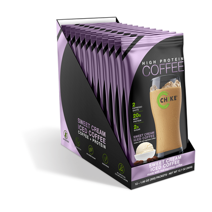 CHIKE PROTEIN ICED COFFEE – SACHETS, 20G PROTEIN + ESPRESSO ENERGY