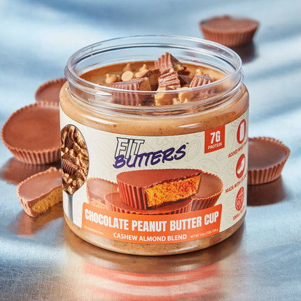 FITBUTTERS HIGH PROTEIN CASHEW ALMOND BUTTER