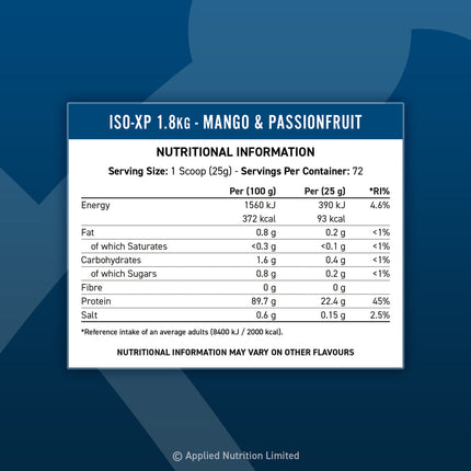 Applied Nutrition ISO-XP - Whey Protein Isolate