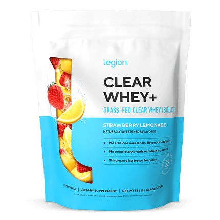 Legion Clear Whey+ Whey Protein Isolate Powder 20 Serv