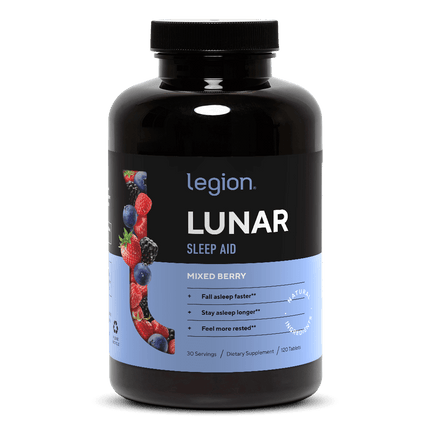 LEGION LUNAR SLEEP AID – NIGHTTIME RESTORATIVE SLEEP FORMULA 30 SERV