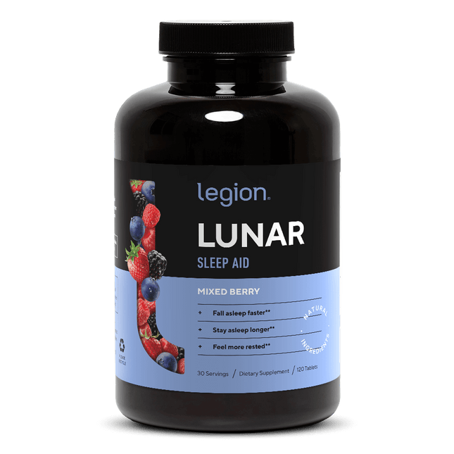 LEGION LUNAR SLEEP AID – NIGHTTIME RESTORATIVE SLEEP FORMULA 30 SERV