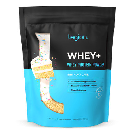 LEGION WHEY+ ISOLATE POWDER – ULTRA‑FILTERED GRASS FED PROTEIN 30 SERV
