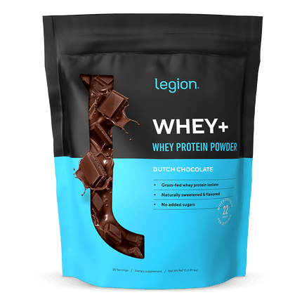 LEGION WHEY+ ISOLATE POWDER – ULTRA‑FILTERED GRASS FED PROTEIN 30 SERV