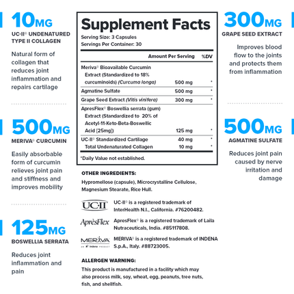 LEGION FORTIFY JOINT SUPPORT – CLINICALLY‑DOSED JOINT & CARTILAGE FORMULA 30 Serv