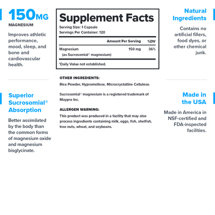 Legion Sucrosomial® Magnesium 120 Capsules