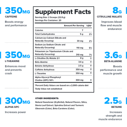 LEGION PULSE PRE‑WORKOUT – HIGH‑INTENSITY STIMULATED PRE‑WORKOUT FORMULA 20 SERV