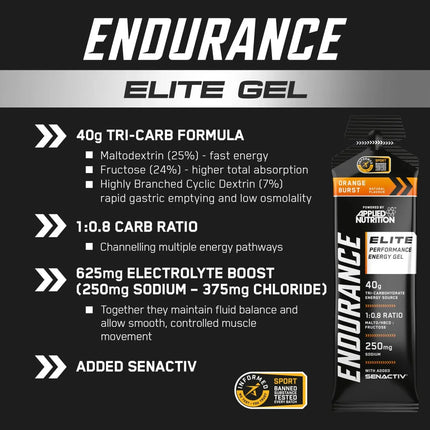 Applied Nutrition Endurance Elite Performance Energy Gel