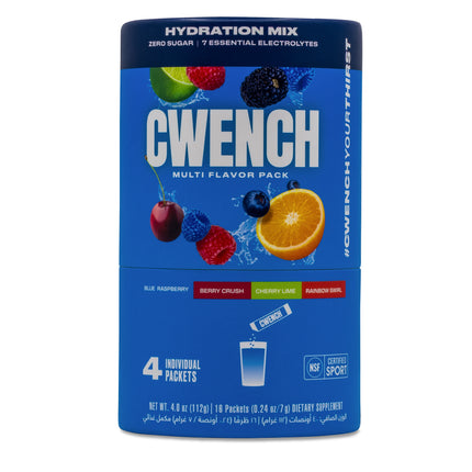 CWENCH HYDRATION ELECTROLYTE MIX + BCAA (16 STICKS)