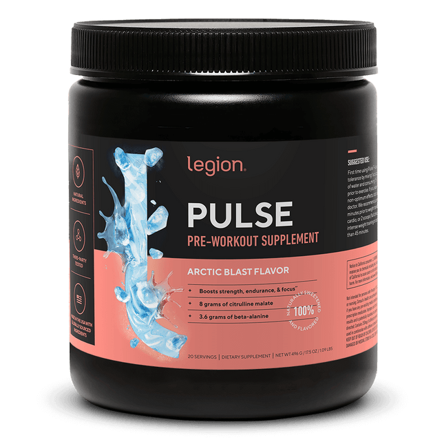 LEGION PULSE PRE‑WORKOUT – HIGH‑INTENSITY STIMULATED PRE‑WORKOUT FORMULA 20 SERV