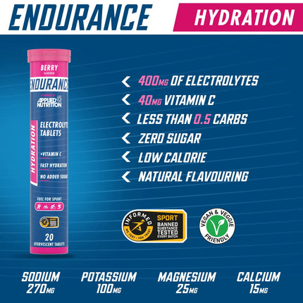 Applied Nutrition Endurance Hydration Electrolyte Tablets
