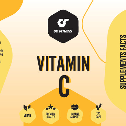 Go Fitness Vitamin C - 120 Capsules