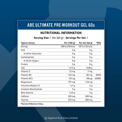 ABE - Performance Pre Workout Gel