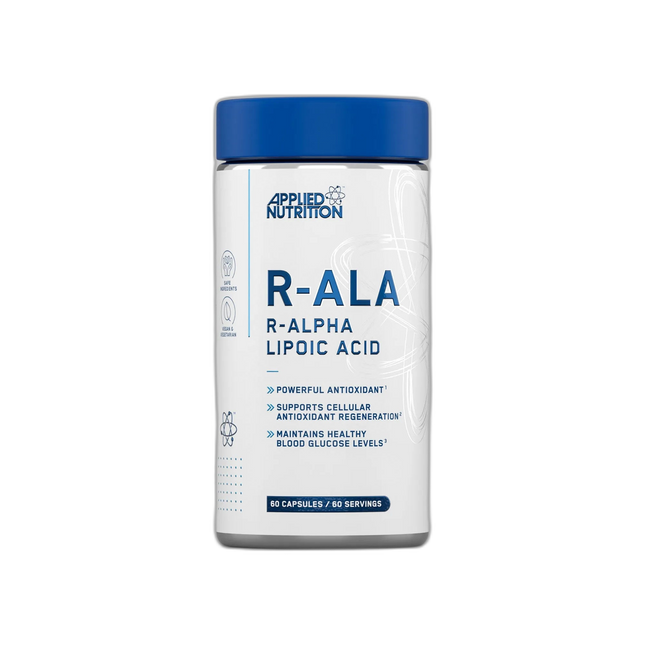 Applied Nutrition R-ALA (R-Alpha Lipoic Acid) Capsules